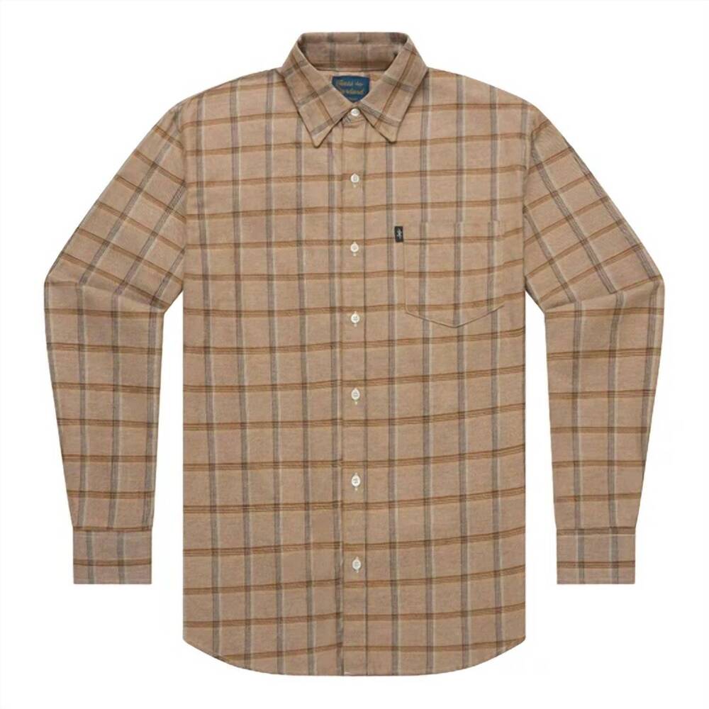 NEW TEXAS STANDARD men's texas flannel sport shirt in parmer